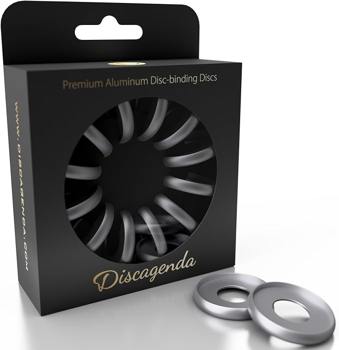 Discagenda Discbound Discs (Silver, 12 Piece 1.3in)