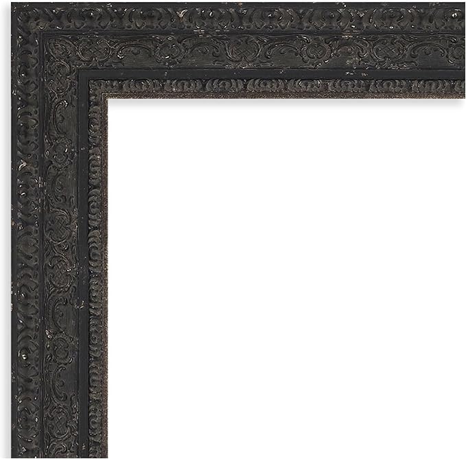Amanti Art Black Framed Magnetic Board 29x29 Medium Vision Board for use with Magnets, 100% Metal Sheet to Display Items as Office Decor or for Home Organization in mudroom, Kitchen or Kids Room