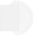 Linen Textured Cardstock 80lb 120 Sheets 8.5x11 Inch Craft Paper for Invitations Printing Scrapbooking DIY Crafts | White