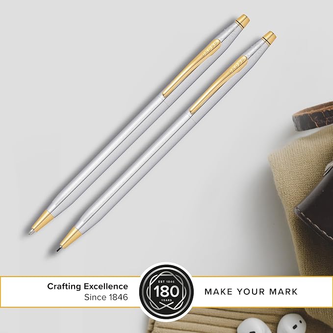 Cross Classic Century Medalist Pen & 0.7mm Pencil Set, Gift-Ready