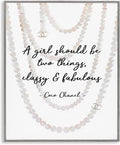 Stupell Industries 'Classy & Fabulous Fashion Quote', Framed Giclee Art, Gray, 11 x 14 Inches, Easy to Hang and Sturdy, Made in USA, by Amanda Greenwood