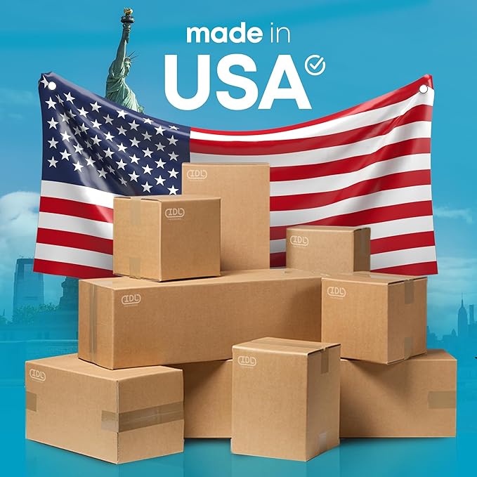 Tall Moving & Shipping Boxes 12 x 12 x 36 inches (5-Pack) - Extra Strength 200 lb vs Regular - Corrugated Boxes for Packaging Moving - Cardboard Shipping Box - Box Pack by IDL Packaging