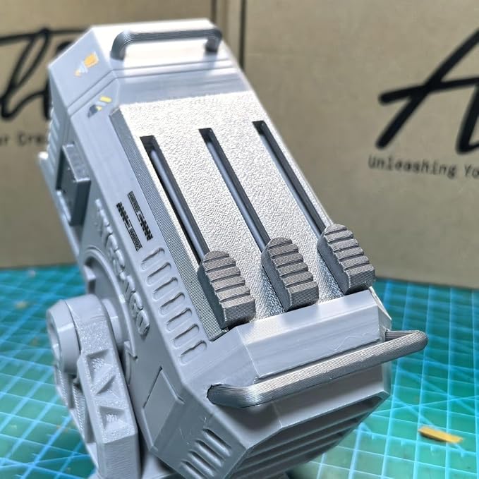 3D Printed Missile Launcher Battery Storage Box/Pen Holder 3.0 Version - Military Model Desktop Decor, PETG Material, Mechanical Linkage Design