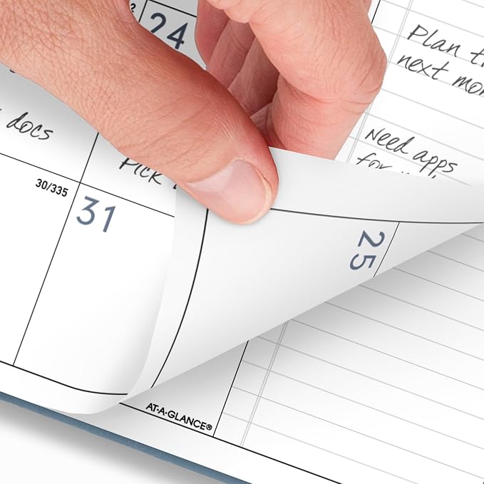 AT-A-GLANCE 2026 Planner, Monthly, 9” x 11”, Large, Contemporary, Drizzle (70250X2026)