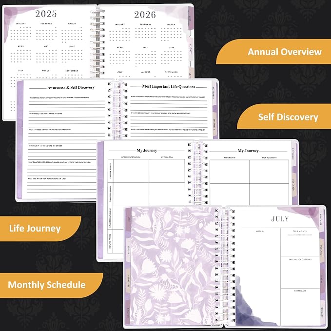 Arundhati Planner 2026-2027, 18 Months Large Daily Weekly Monthly Organizer