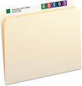 Smead File Folder, Straight-Cut Tab, Letter Size, Manila, 100 per Box (10300)
