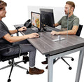 OBEX Acrylic Free Standing Screen, Divider for Desk Privacy Home & Office Partitions for Table Top Workstation, Portable Cubicle Panel for Work, 18" x 24", Clear