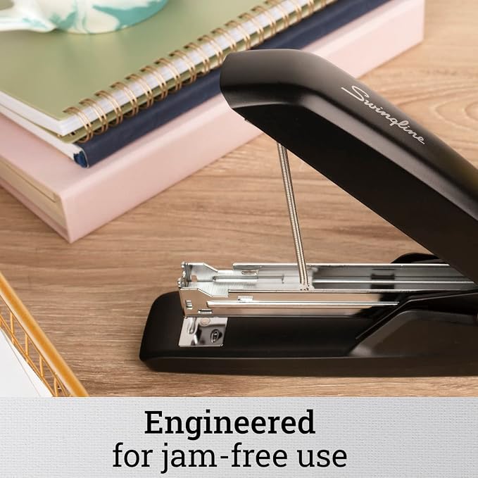 Swingline Standard Stapler, 20 Sheet Capacity, Eco Version, Jam Free, 2 Pack, Black (54501)