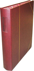 Corpkit 3-Ring VP Binder - Heavy Duty, Imitation Leather Minute Book, Optional Gold Stamping with Corporate or Company Records (Burgundy)