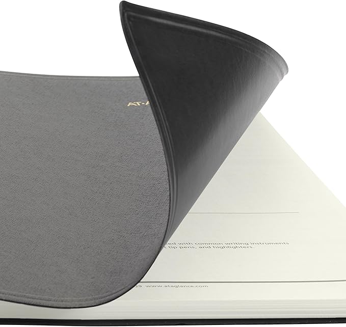 AT-A-GLANCE 2027 Appointment Book Planner, Weekly & Monthly, 5" x 8", Hourly, Recycled, Black (70100G0527)