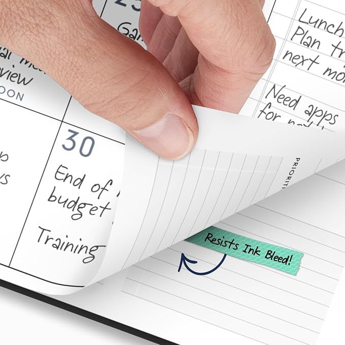 AT-A-GLANCE 2027 Planner, Weekly & Monthly, 8.25" x 11", Contemporary Lite, Black (7095XL0527)