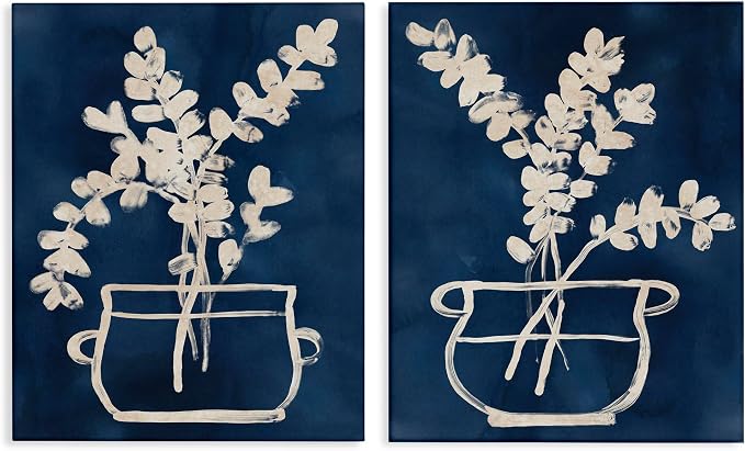 Stupell Industries Contemporary Herbs, 24 x 30 Inch Canvas Wall Art Set | Stupell Industries · By June Erica Vess · Ready to hang · Fresh botanical still life · Made in USA