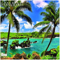 Hawaii 2027 Wall Calendar, 12 x 24 Hanging Pacific Waters Press