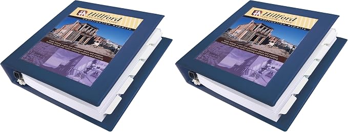 Avery Heavy-Duty Framed View 3-Ring Binder, 1.5" EZD Rings, 1 Navy Blue Binder (68059) (Pack of 2)