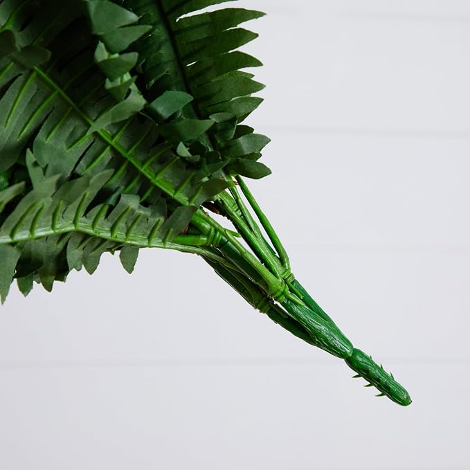 Nearly Natural 40 in Artificial Boston Fern Indoor Plant (Set of 2) | Large Hanging Fake Plant, 56 Long Realistic Fronds, Maintenance-Free, Office and Home Decor