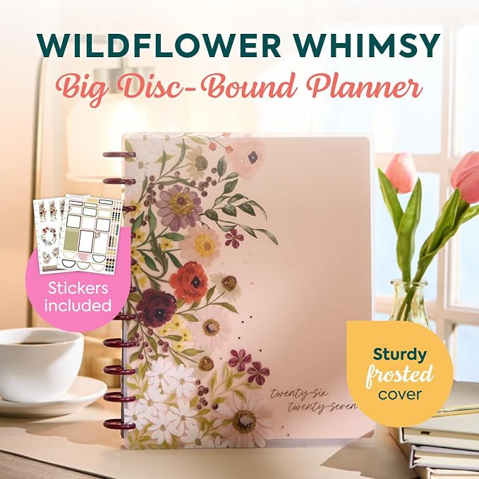 Happy Planner Disc-Bound Planner July 2026–June 2027, Big Size