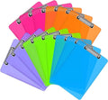 Clipboards, HERKKA 15 Pack Plastic Clipboards Low Profile Clip Standard A4 Letter Size, Office Supplies Classroom Supplies