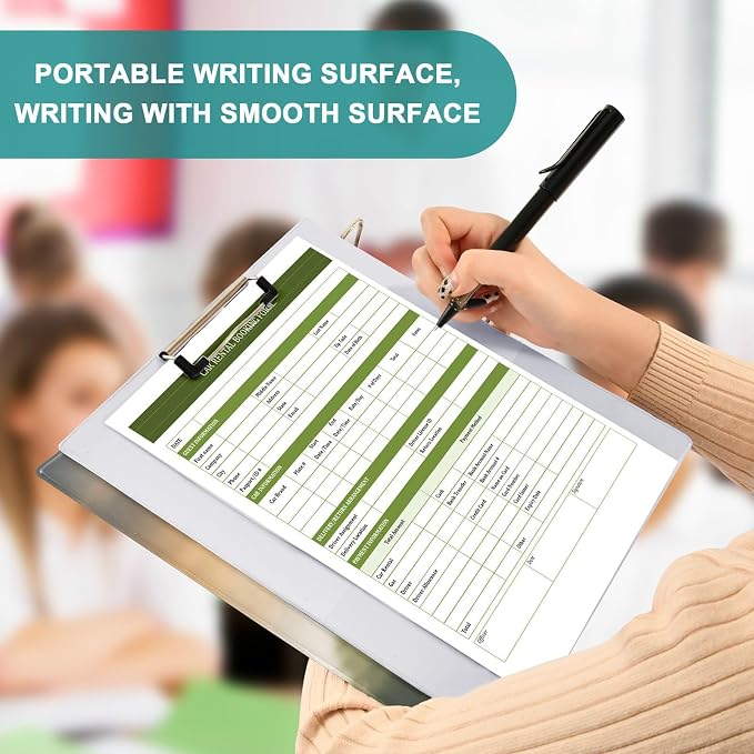 3 Ring Binder, Horses Clipboard Binder with 2 Pockets, 1.5 Inch Three Ring Binder Heavy Duty Round Ring Binders for Office Supplies