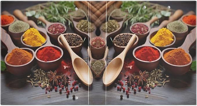Joko Ivery Spoons Spices Herbs 3 Ring Binder 1.5 Inch Binders 3 Ring with Clipboard & 3 Pockets Three Ring Binder Organizer Letter Size for Recipes Paper Work Office Supplies Gifts 1 Pack