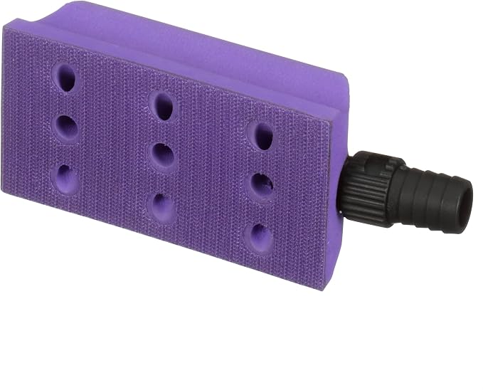 3M Hookit Dust Extraction Flexible Sanding Block, 35825, 133 mm x 67 mm | 1 Sanding Block, Lightweight, Flat, Restore contours and bodylines