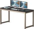 SHW 55-Inch Commercial-Grade Office Computer Desk, Espresso | 10-Year Limited Warranty