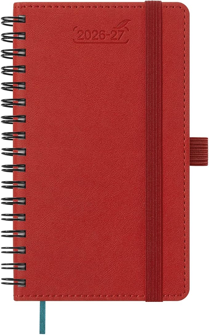 BEZEND Pocket Calendar 2026-2027, Weekly Monthly Academic Planner (3.5"x6")