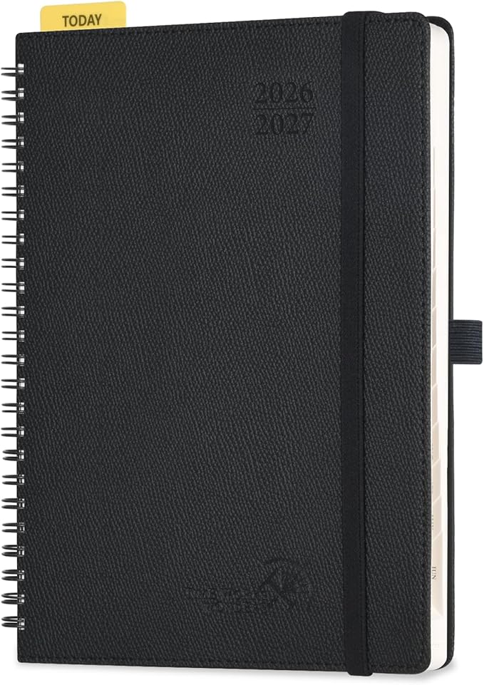 POPRUN Weekly Planner 2026-2027, 6.75" x 8.75" Academic Year Calendar Book