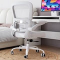 TRALT Office Chair - Ergonomic Desk Chair with Adjustable Lumbar Support, Mesh Computer Chair, Executive Chair for Home Office Comfortable Lumbar Support (1, Cloud White)