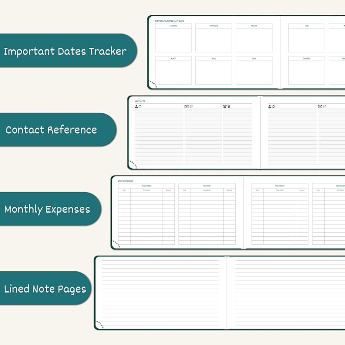 BEZEND Pocket Calendar 2027, Weekly Monthly Planner for Purse (6.5"x3.75")