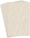 Natural Cream Stationery Parchment Paper | 24 Lb Bond / 60 lb Text / 90 GSM Paper | 50 Sheets Per Pack | 11” x 17” Inches