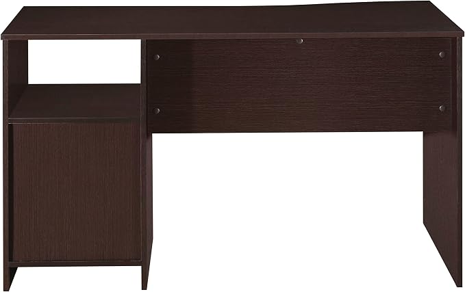 Techni Mobili 51 Inch Classic Computer Desk w/Drawers & Storage, Wenge | 51 Inch classic desk with 3 drawers, spacious storage, sturdy frame, and functional home office workstation for modern setups