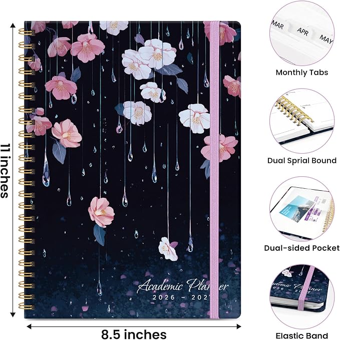 ZOTIA Planner 2026-2027 Weekly & Monthly Calendar Planner Jul 2026-Jun 2027