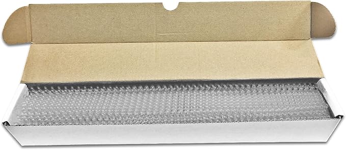 Binditek 50 Pack Plastic Spiral Binding Coils, 6mm(1/4"), 30 Sheet Capacity, 4:1 Pitch, Clear, 48Loops, for Letter Size, for Students and Coworkers | Coil Binding Spines, 1/4", 30 Sheet Capacity, 48 Loops, for Letter-Size Reports, Presentations, School...