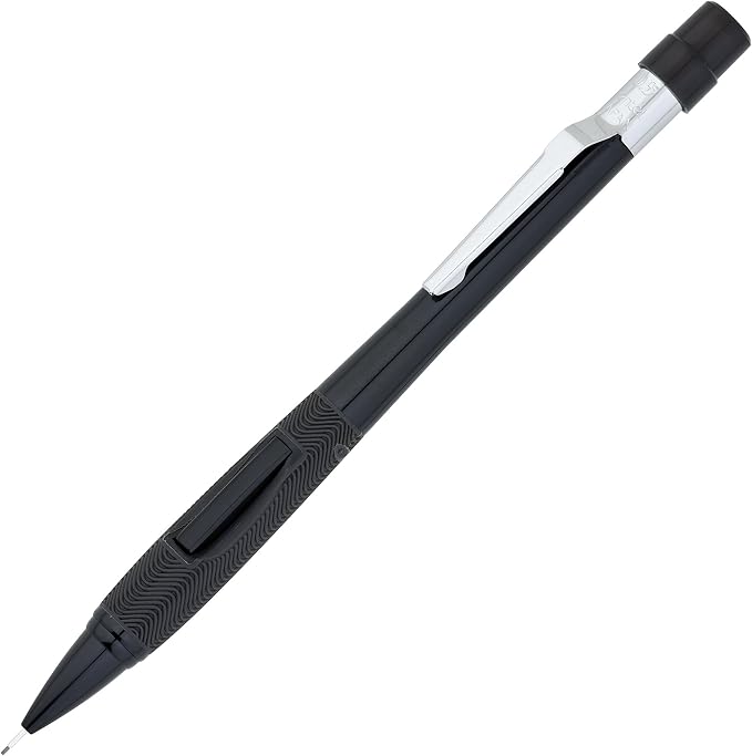 Pentel PD345A, Quicker Clicker™, Automatic Pencil, 0.5mm Lead Size, Black Barrel, Box of 12