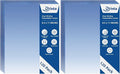 Dynta Binding Covers 8 mil PVC Clear Cover Sheets for Binding, Letter Size 8-1/2 x 11 Inches, 240 Pack Report Covers, Presentation Binder, Office Supplies, Un-Punched, Square Corners