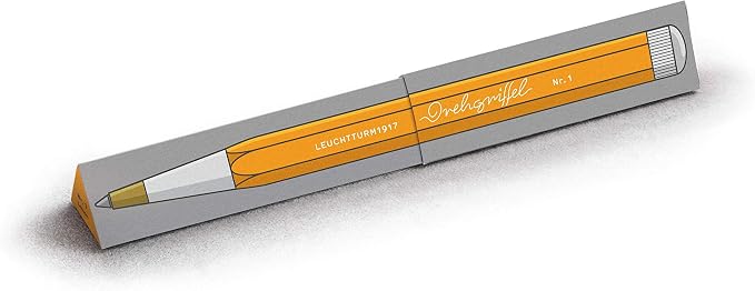 LEUCHTTURM1917 - Drehgriffel Writing Pen (Rising Sun) - Ballpoint Pen with Royal Blue Ink Included