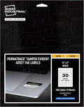 Avery White Asset Tag Labels, 3/4" x 2", Tamper-Evident Laser Printable Tags, 240 Waterproof Labels (60530)