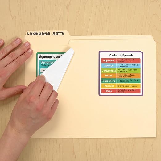 Really Good Stuff EZ Stick Cross-Curricular Vinyl Decals - Intermediate