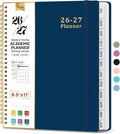Taja Planner 2026-2027, 8.5" x 11" Calendar Planner, Jul 2026-Jun 2027 | Letter Hardcover Weekly & Monthly Academic Year Planner, Large Planning Agenda With Tabs, School & Office Supplies, Navy Blue