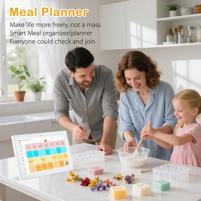 10.1" Digital Calendar No Monthly Fee Small Kitchen Planner