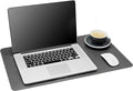 Gallaway Leather Desk Mat,Desk Writing Pad - Office Desk Pad, Medium 24" x 14" Gray, Desk Mats on Top of Desks, Gift Ready Elegant Computer Desk Mat Desk Cover Desk Pad Protector PU Leather