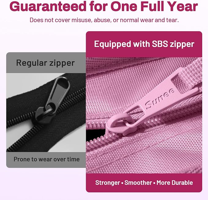 Zipper Binder with Handle, 1.5 Inch O-Ring, 325 Pages Capacity, with 5-Tab Expanding File Folder for Classified Storage, Small Size Lightweight Zipper Bag for Middle School Students, Grape Purple
