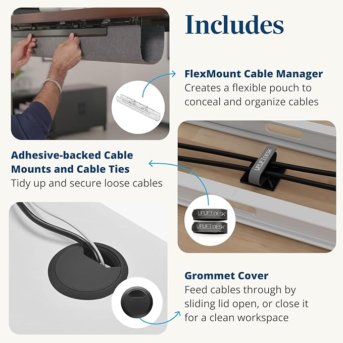 UPLIFTDESK V3 2-Leg Maple Laminate Wood Standing Desk – Adjustable Height, Advanced 1-Touch Memory Keypad, Under Desk Cable Management, Wire Grommets & Rocker Board (Black C-Frame, 80 x 30 inch)