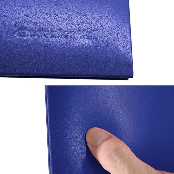 GraduationMall 8.5"x11" Smooth Padded Diploma Cover Certificate Holder Royal,1-Pack