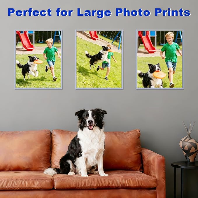 10ct 11"x14" Toploader - Heavy Duty Clear Photo Artwork Protector Holder | 20Mil Rigid Top Loaders from Scratches, Dust and Fading, Blue-tint UV Protection, for Display & Storage, Frame alternative