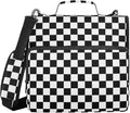 Zipper Binder Bag 3 Ring File Folder Portfolio Organizer Zippered Binder Bags with Strap Fits Laptop Women Men