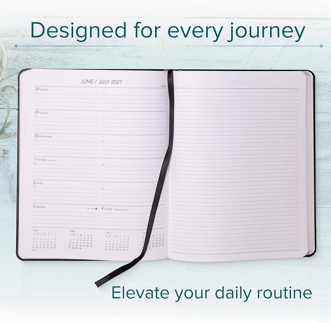 Harbor Weekly Journal Notebook Planner 2027 Cambridge Red