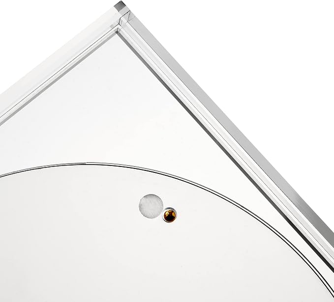 Russell+Hazel Acrylic Desk Accessory Tray, Clear, for Home Office | Organizes and displays desktop items & mail in one clear acrylic tray. Polished edges stack seamlessly with the Bloc line.