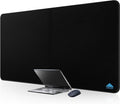 Cacoy 63"x31.5" Super Large Gaming Mouse Pad, Huge Computer Desk Mat, Black | Oversized Giant Non-Slip Rubber Base Full Desk Keyboard Mouse Mat Premium Textured Surface Anti-Fray Stitched Edges for Gamer