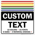 Custom Sign, Custom Sign for Business, Indoor/Outdoor use. 7x10 Inches, Rust Free .040 Aluminum, Fade Resistant, Made in USA by My Sign Center (Header)